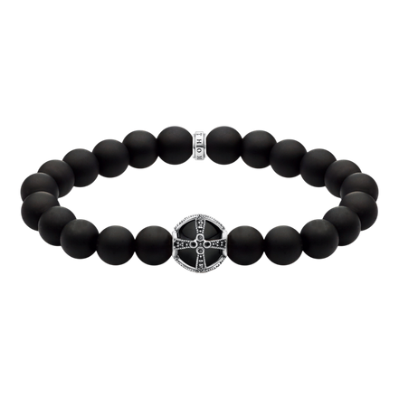 Armband Kreuz schwarz