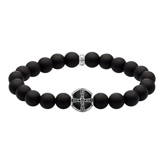 Armband Kreuz schwarz