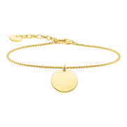 Armband Coin Vergoldet Gravierbar