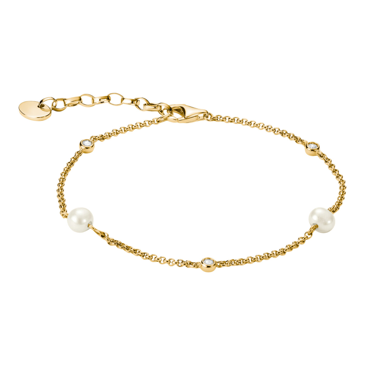 Armband mit Perlen und Zirkonia