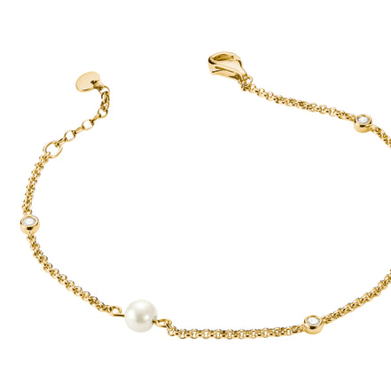 Armband mit Perlen und Zirkonia