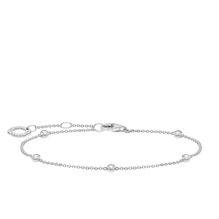 Armband mit Zirkonia Silber