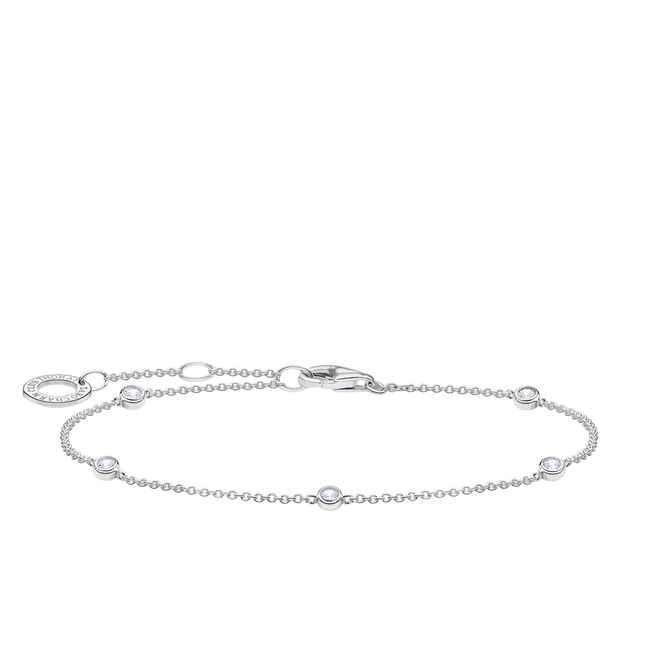 Armband mit Zirkonia Silber