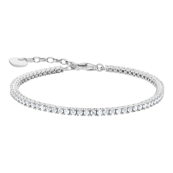 Tennisarmband Zirkonia weiß