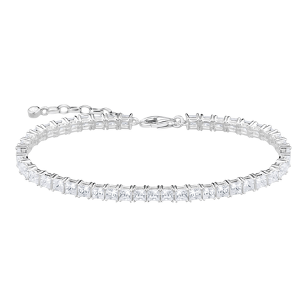 Tennisarmband Zirkonia weiß