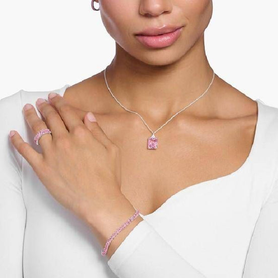 Armband pinke Steine