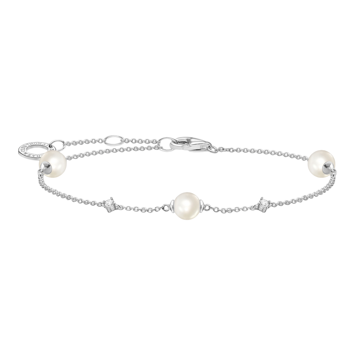 Armband mit Perlen und Zirkonia