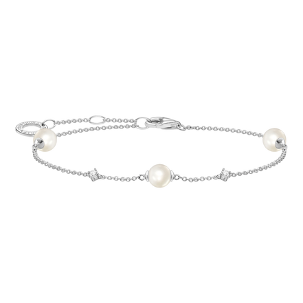 Armband mit Perlen und Zirkonia