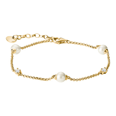 Armband mit Perlen und Zirkonia