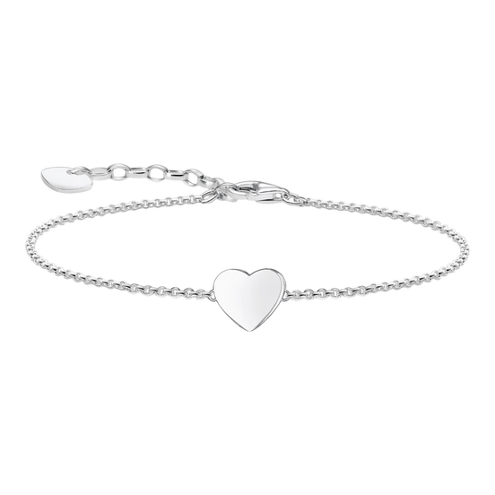 Armband Herzanhänger Gravur