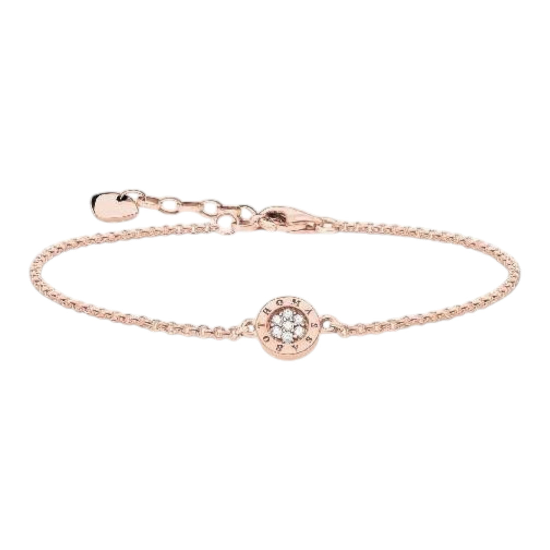 Armband "Klassisch Pavé" Silber rosévergoldet