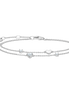 Armband Herzen und Zirkonia weiß