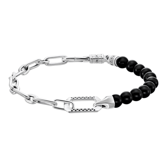 Gliederarmband Onyx-Beads