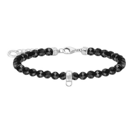 Armband Schwarze Beads