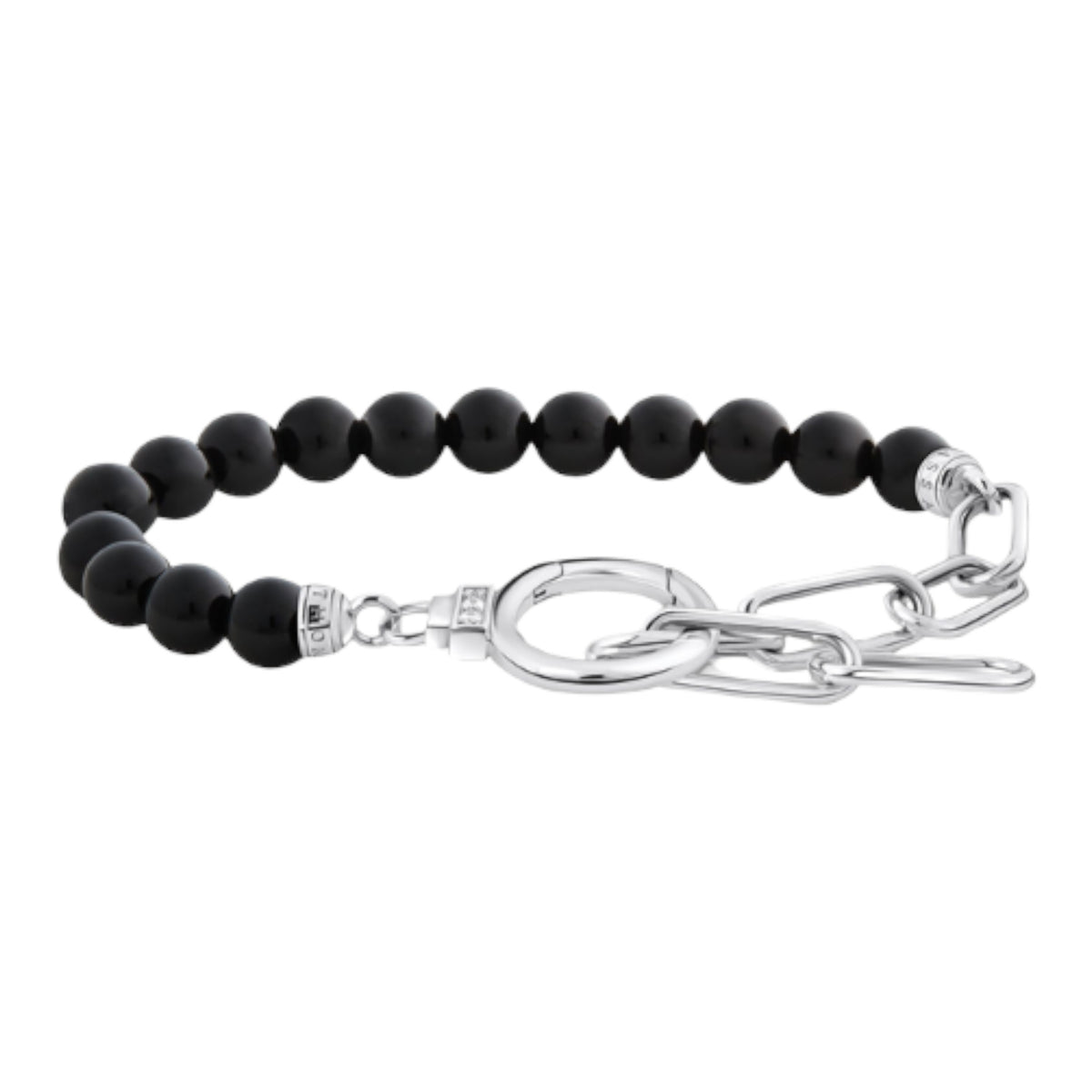Armband Onyx Beads
