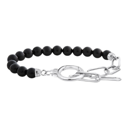 Armband Onyx Beads