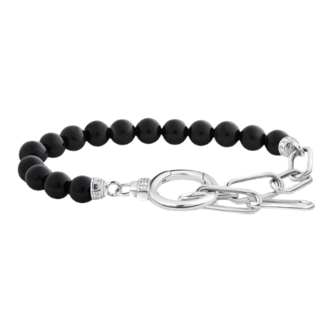 Armband Onyx Beads
