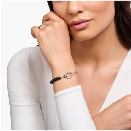 Armband Onyx Beads