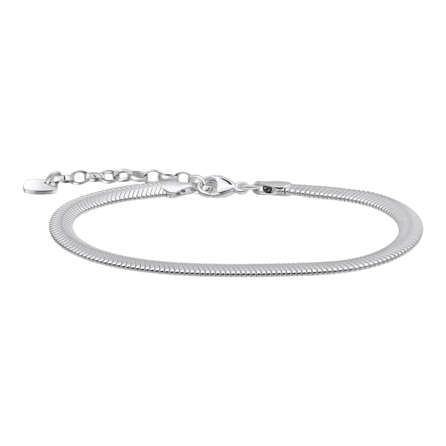 Schlangenarmband Lang Silber