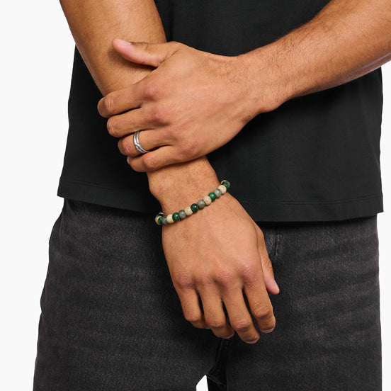Armband Jasper, Jade & Labradorit