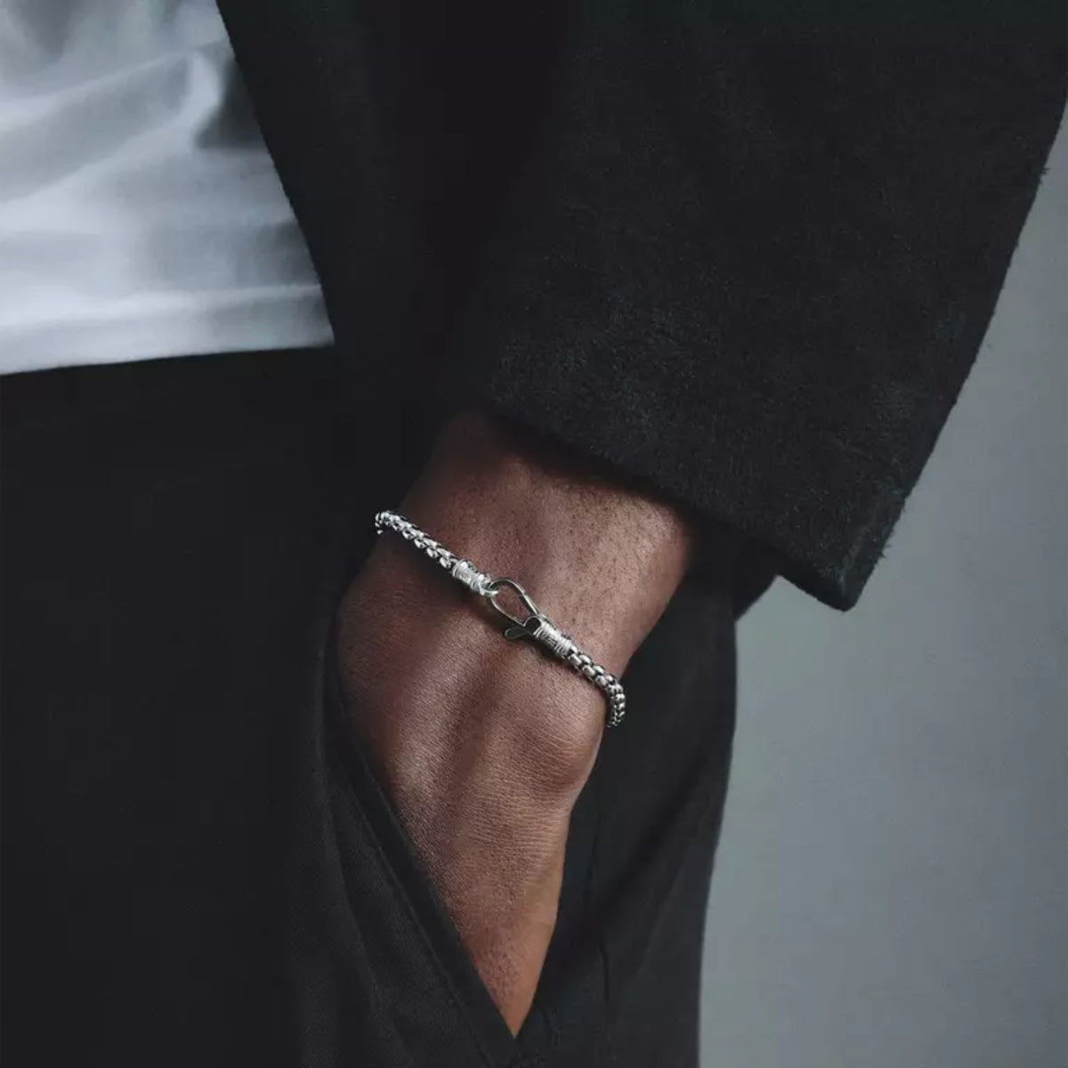 Venezianerarmband silberfarben