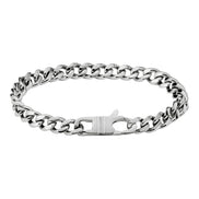 Panzerarmband silberfarben