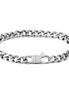 Panzerarmband silberfarben