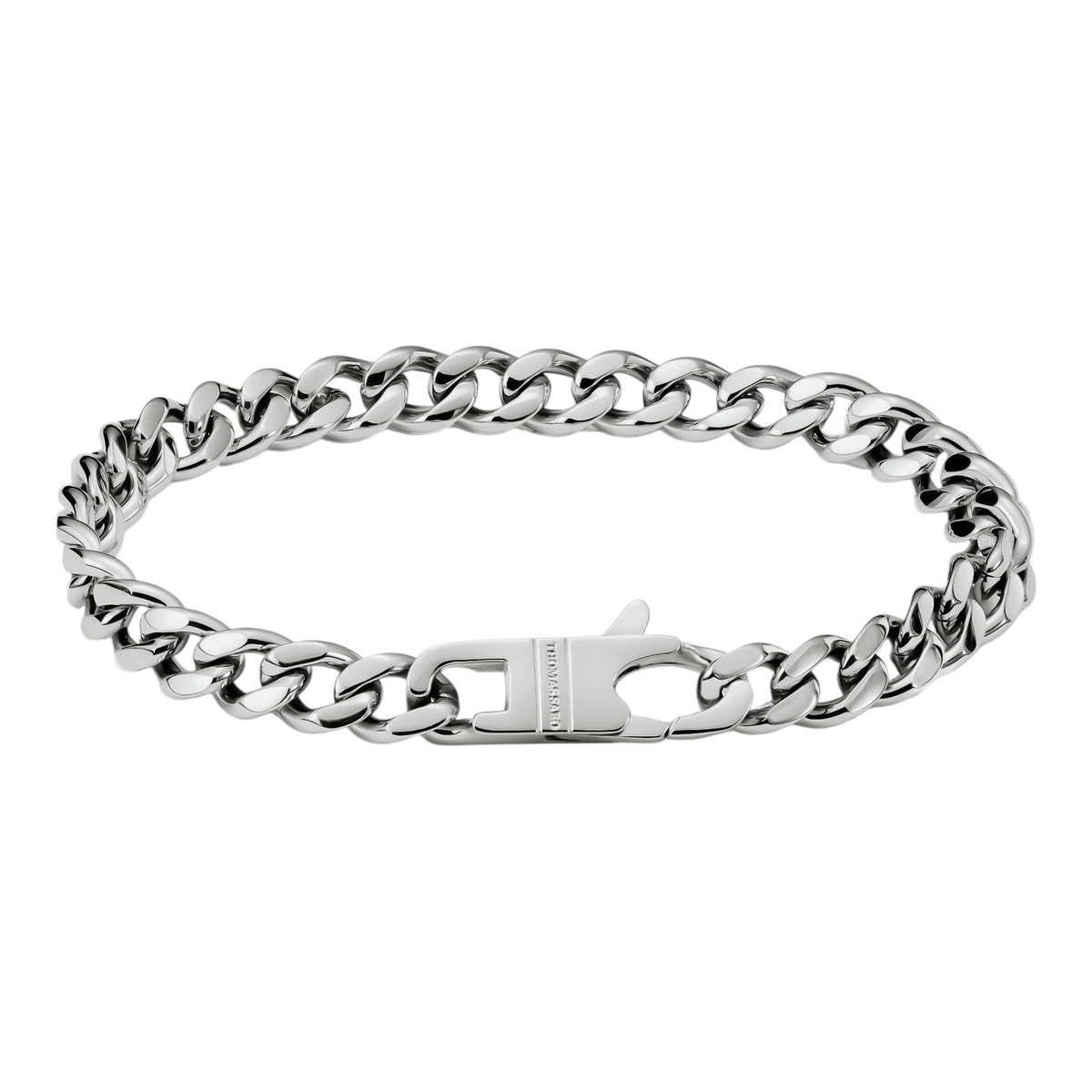Panzerarmband silberfarben
