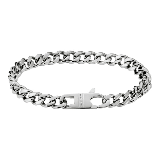 Panzerarmband silberfarben