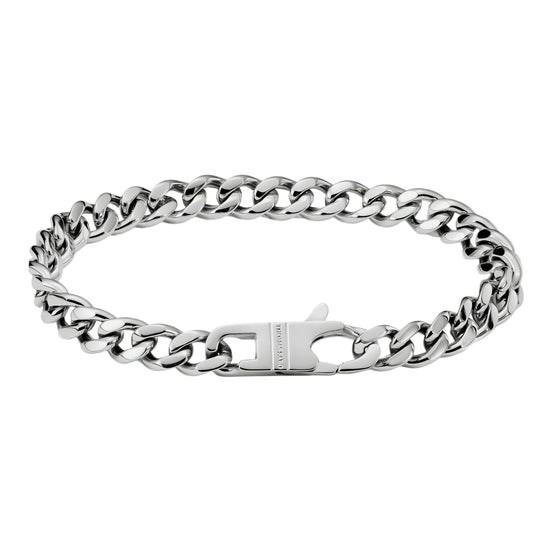 Panzerarmband silberfarben