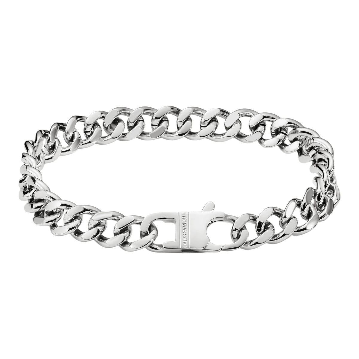 Panzerarmband silberfarben