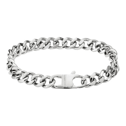 Panzerarmband silberfarben