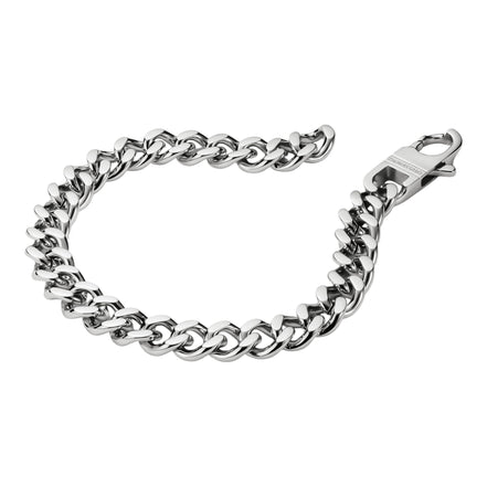 Panzerarmband silberfarben