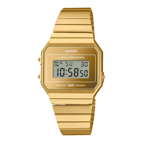 Uhr Iconic Goldfarben monochrom