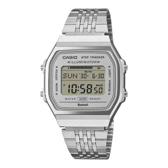 Vintage Uhr silberfarben