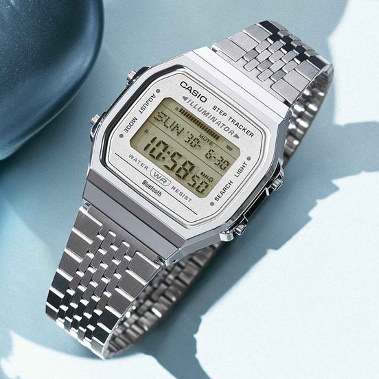 Vintage Uhr silberfarben