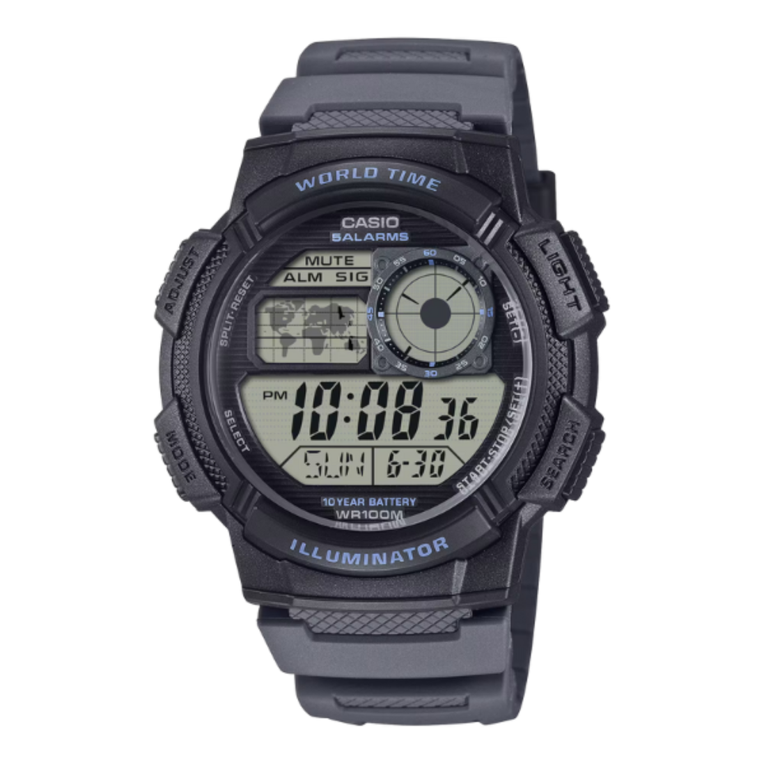 Uhr Timeless dunkelblau-schwarz