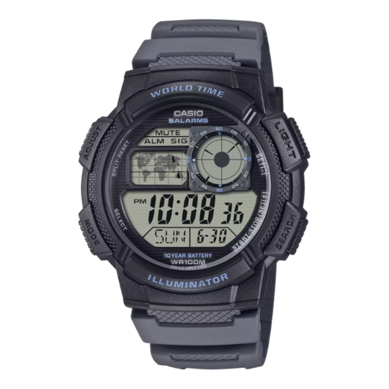 Uhr Timeless dunkelblau-schwarz