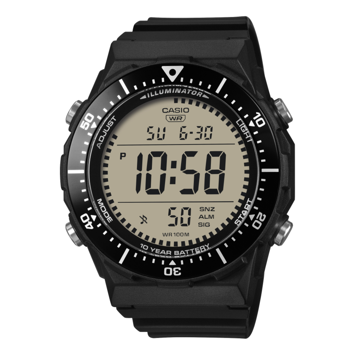 Timeless Armbanduhr schwarz