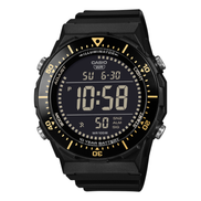 Timeless Armbanduhr schwarz/gelb