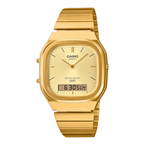 Vintage Armbanduhr gelbgoldfarbend