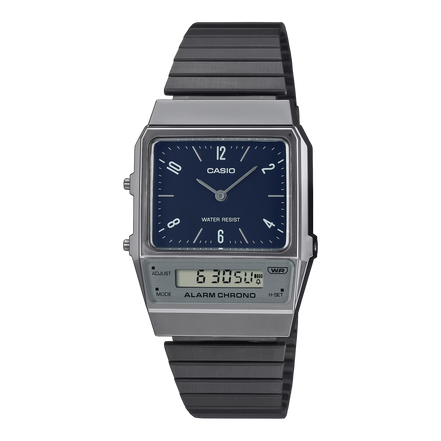 Vintage Uhr Edgy Collection Dunkelgrau