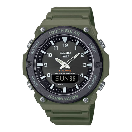 Uhr Timeless dunkelgrün AQ-S820W-3AVEF