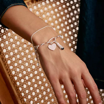 Charm-Armband Connect Silber