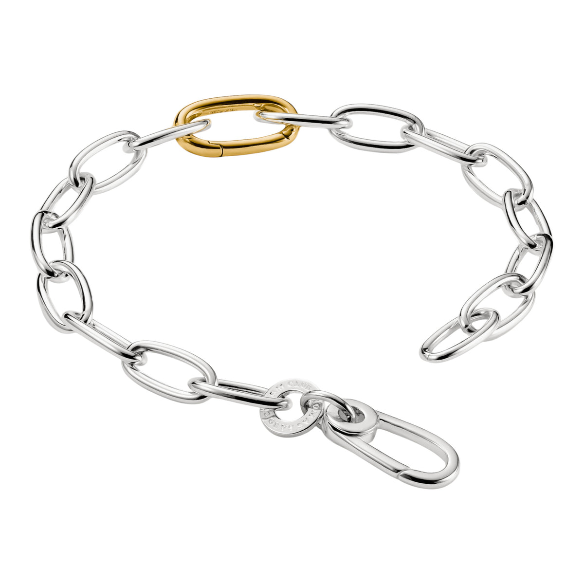 Charm-Armband Connect Link Vergoldet
