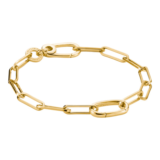 Charm-Armband Connect Vergoldet