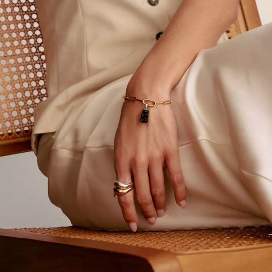 Charm-Armband Connect Vergoldet