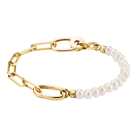 Charm-Armband Connect Vergoldet