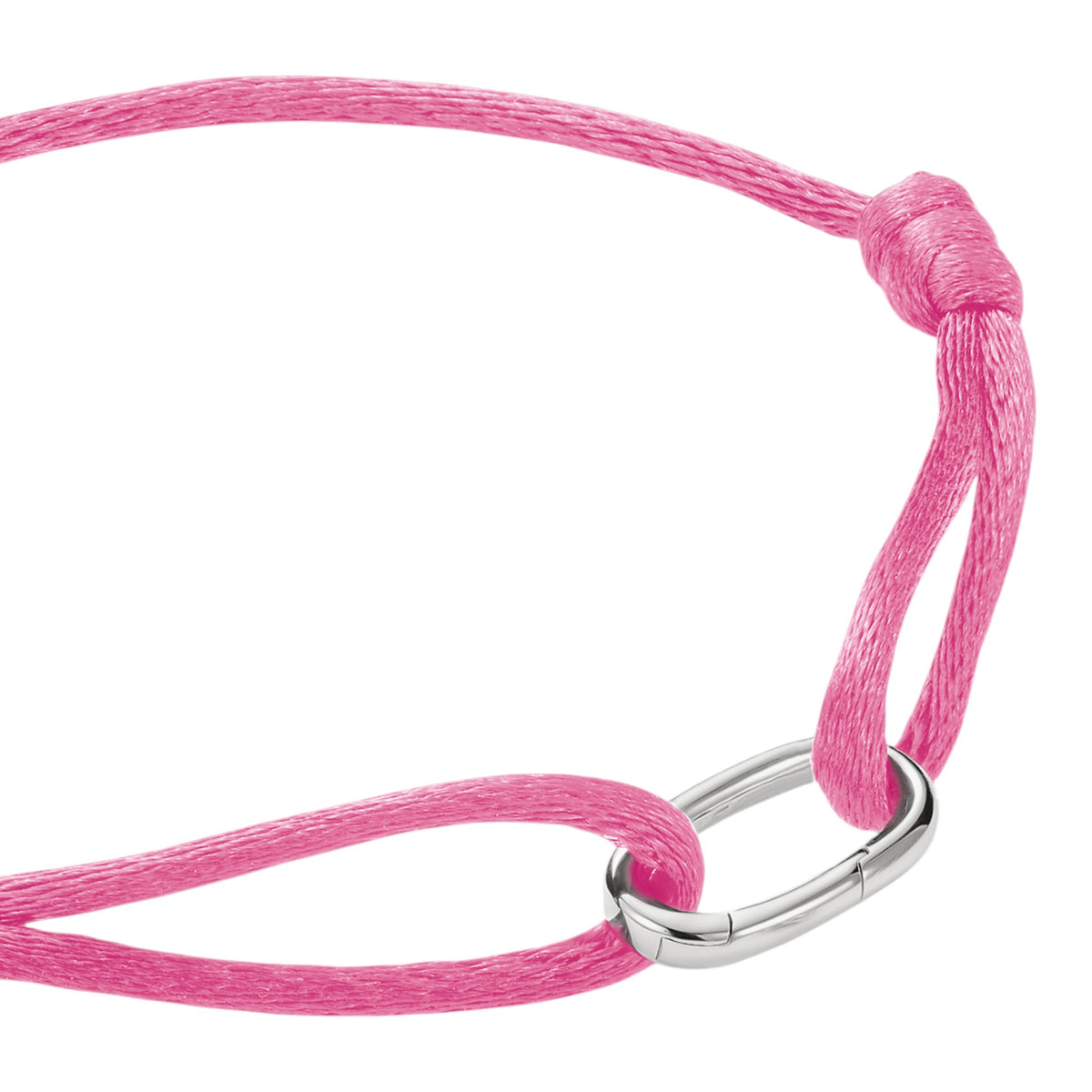 Charm-Armband pink silberfarben