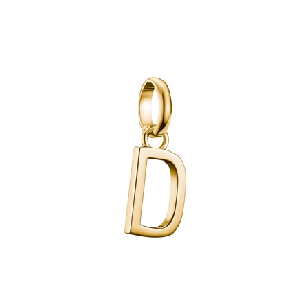 Charm Connect D Vergoldet